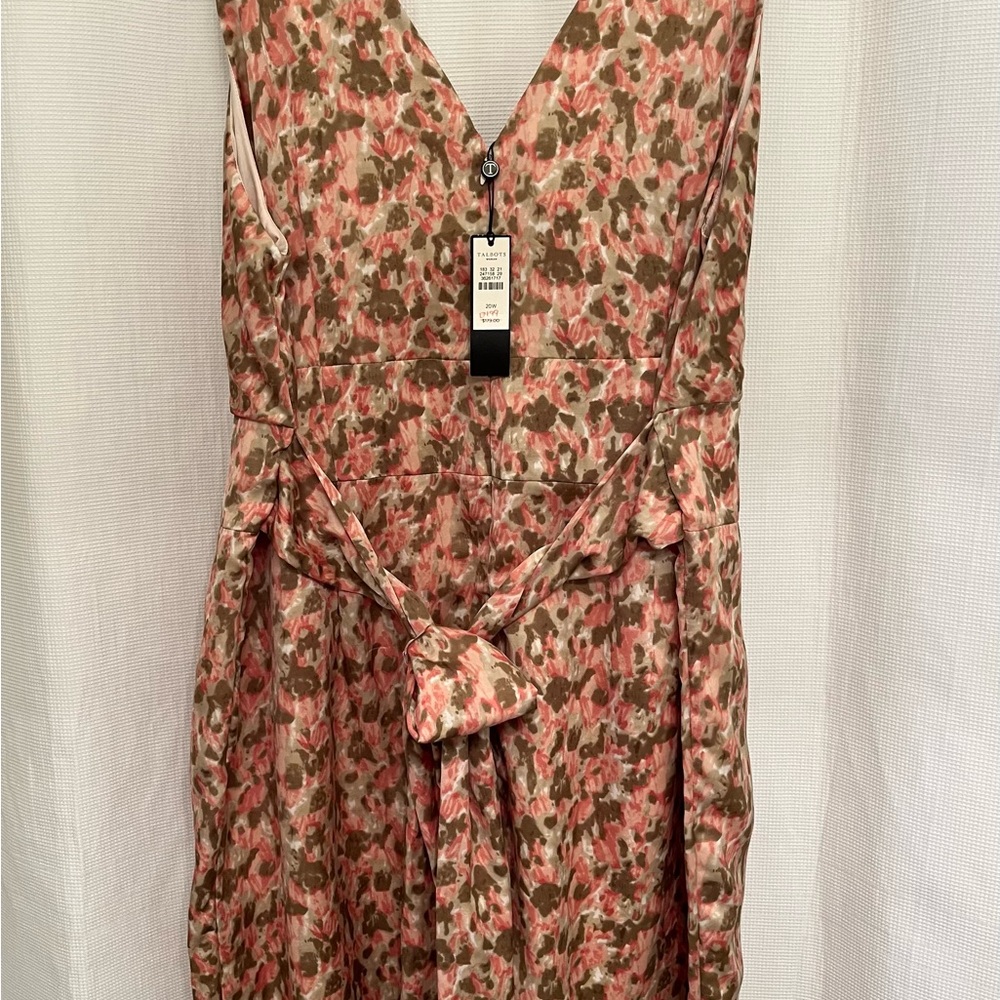 Talbots Watercolor Floral Dress Size 20W